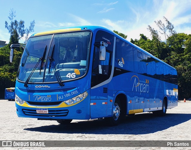 Viação Nossa Senhora do Amparo RJ 186.065 na cidade de Maricá, Rio de Janeiro, Brasil, por Ph Santos. Número da foto: #12805217.