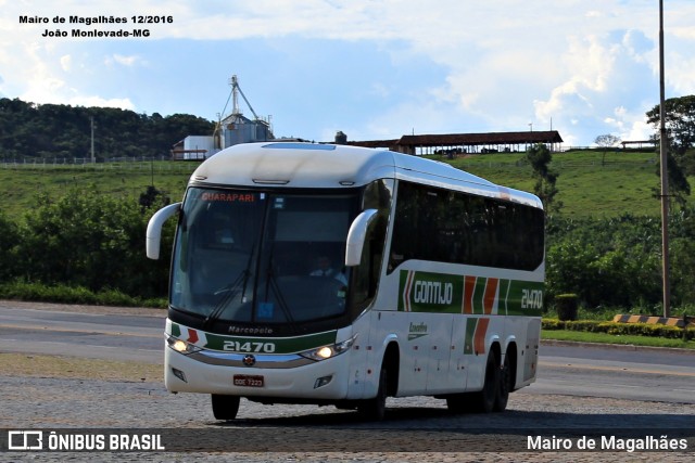Empresa Gontijo de Transportes 21470 na cidade de João Monlevade, Minas Gerais, Brasil, por Mairo de Magalhães. Número da foto: #12805191.