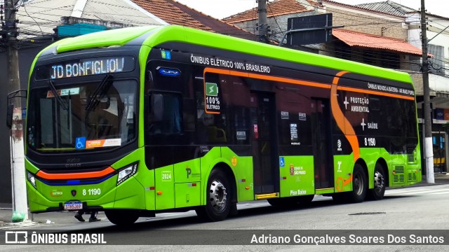 TRANSPPASS - Transporte de Passageiros 8 1190 na cidade de São Paulo, São Paulo, Brasil, por Adriano Gonçalves Soares Dos Santos. Número da foto: #12804907.