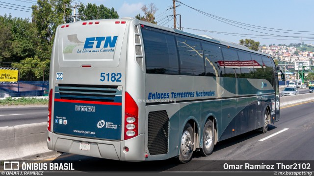 ETN - Enlaces Terrestres Nacionales 5182 na cidade de Tlalnepantla de Baz, Estado de México, México, por Omar Ramírez Thor2102. Número da foto: #12805664.