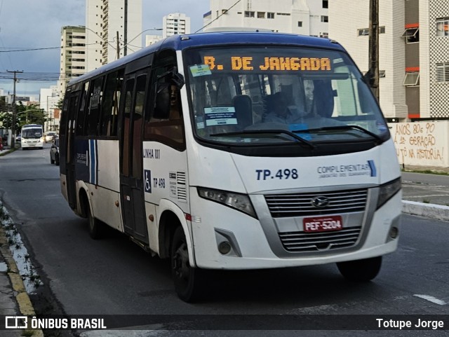 Transporte Complementar de Jaboatão dos Guararapes TP-498 na cidade de Jaboatão dos Guararapes, Pernambuco, Brasil, por Totupe Jorge. Número da foto: #12804546.