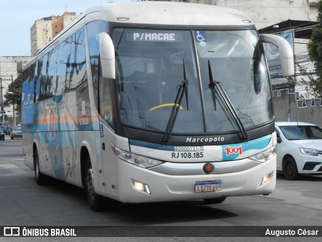 Auto Viação 1001 RJ 108.185 na cidade de Nova Iguaçu, Rio de Janeiro, Brasil, por Augusto César. Número da foto: #12806310.