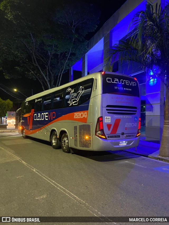 Classe Vip Turismo 2204 na cidade de Belo Horizonte, Minas Gerais, Brasil, por MARCELO CORREIA. Número da foto: #12806715.