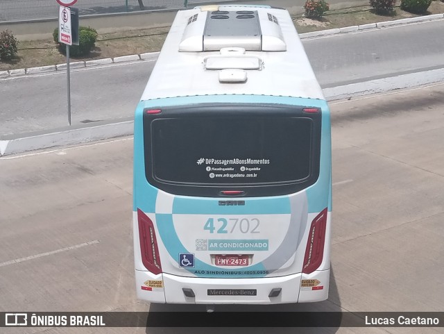 Auto Viação Dragão do Mar 42702 na cidade de Fortaleza, Ceará, Brasil, por Lucas Caetano. Número da foto: #12804642.