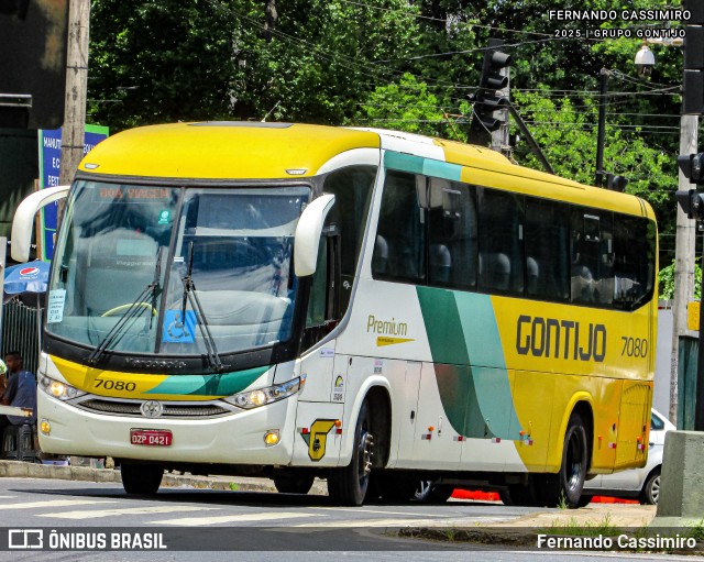 Empresa Gontijo de Transportes 7080 na cidade de Belo Horizonte, Minas Gerais, Brasil, por Fernando Cassimiro. Número da foto: #12805105.