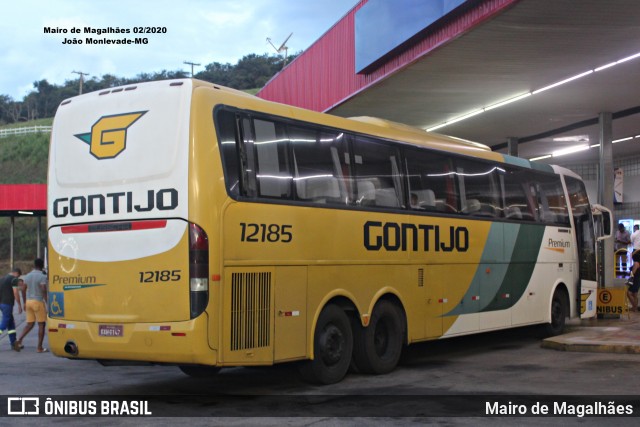 Empresa Gontijo de Transportes 12185 na cidade de João Monlevade, Minas Gerais, Brasil, por Mairo de Magalhães. Número da foto: #12806840.