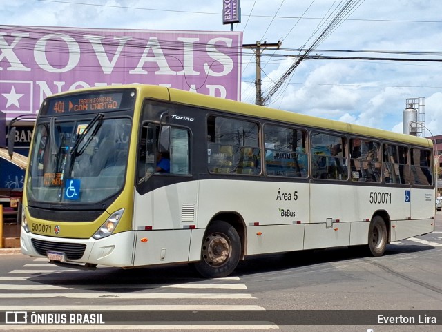 BsBus Mobilidade 500071 na cidade de Taguatinga, Distrito Federal, Brasil, por Everton Lira. Número da foto: #12805149.