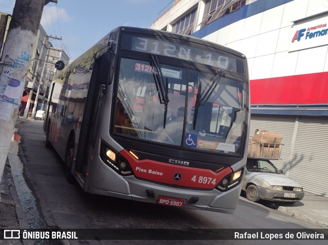 Express Transportes Urbanos Ltda 4 8974 na cidade de São Paulo, São Paulo, Brasil, por Rafael Lopes de Oliveira. Número da foto: #12804657.