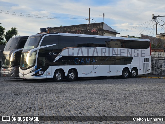 Auto Viação Catarinense 324322 na cidade de Niterói, Rio de Janeiro, Brasil, por Cleiton Linhares. Número da foto: #12804455.
