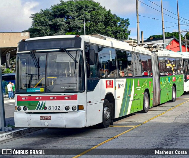 Next Mobilidade - ABC Sistema de Transporte 8102 na cidade de São Paulo, São Paulo, Brasil, por Matheus Costa. Número da foto: #12804600.