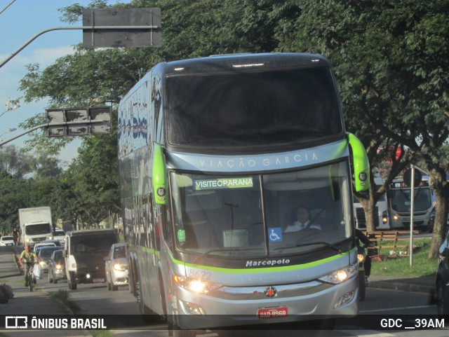 Viação Garcia 8622 na cidade de Curitiba, Paraná, Brasil, por GDC __39AM. Número da foto: #12805434.