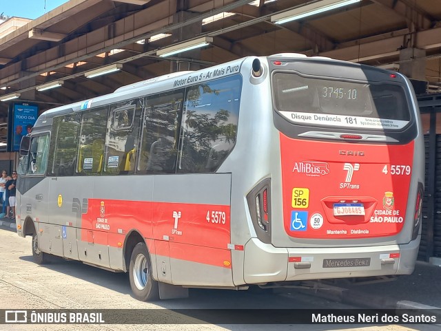 Allibus Transportes 4 5579 na cidade de São Paulo, São Paulo, Brasil, por Matheus Neri dos Santos. Número da foto: #12806776.
