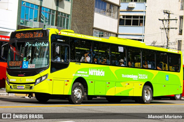 Viação Pendotiba 2.1.034 na cidade de Niterói, Rio de Janeiro, Brasil, por Manoel Mariano. Número da foto: #12804594.