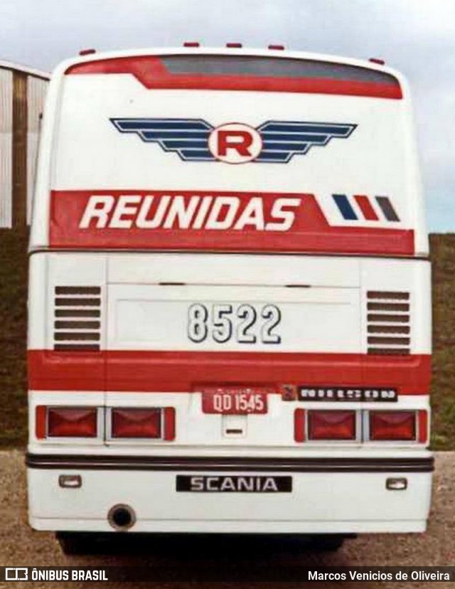 Reunidas Transportes Coletivos 8522 na cidade de Joinville, Santa Catarina, Brasil, por Marcos Venicios de Oliveira. Número da foto: #12804354.