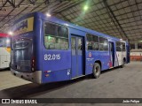 Empresa de Ônibus Pássaro Marron 82.015 na cidade de Guaratinguetá, São Paulo, Brasil, por João Felipe. Número da foto: #:id.