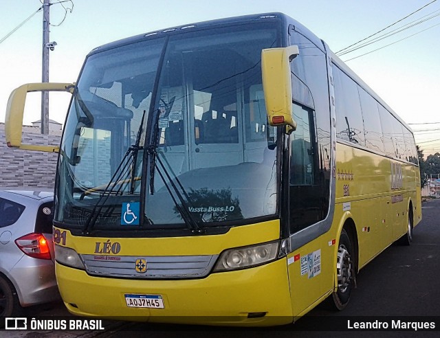 Léo Transporte e Turismo 231 na cidade de Ponta Grossa, Paraná, Brasil, por Leandro Marques. Número da foto: #12810041.