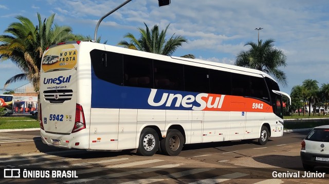 Unesul de Transportes 5942 na cidade de Campo Grande, Mato Grosso do Sul, Brasil, por Genival Júnior. Número da foto: #12808251.