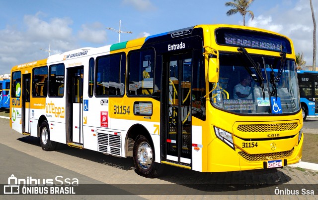 Plataforma Transportes 31154 na cidade de Salvador, Bahia, Brasil, por Ônibus Ssa. Número da foto: #12808339.