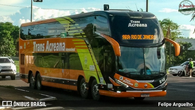 Empresa de Transporte Coletivo Trans Acreana 814 na cidade de Campo Grande, Mato Grosso do Sul, Brasil, por Felipe Arguelho. Número da foto: #12809145.