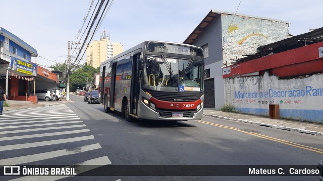 Transwolff Transportes e Turismo 7 8217 na cidade de São Paulo, São Paulo, Brasil, por Mateus C.  Cardoso. Número da foto: #12807955.