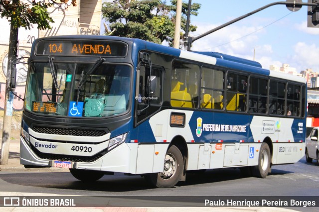 Rodopass > Expresso Radar 40920 na cidade de Belo Horizonte, Minas Gerais, Brasil, por Paulo Henrique Pereira Borges. Número da foto: #12808678.