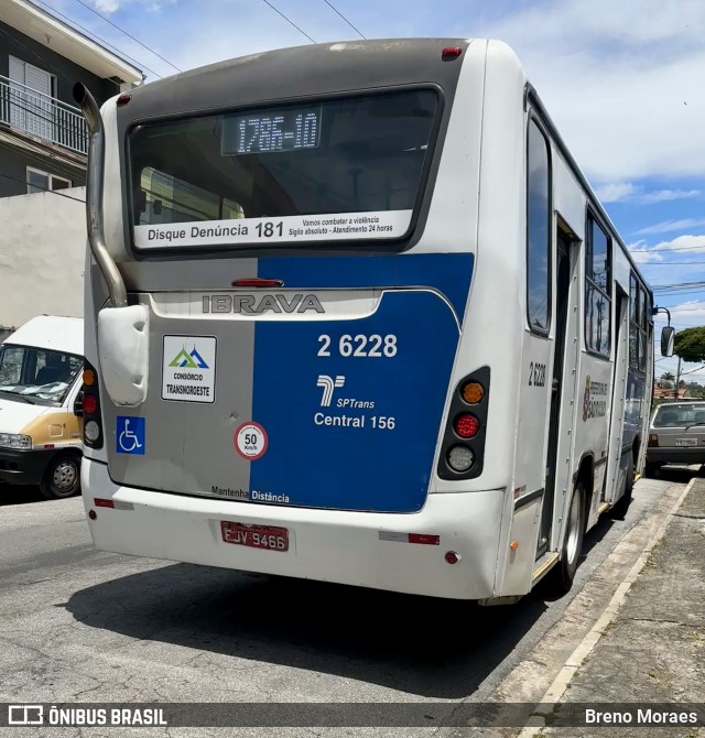 Transcooper > Norte Buss 2 6228 na cidade de São Paulo, São Paulo, Brasil, por Breno Moraes. Número da foto: #12809937.