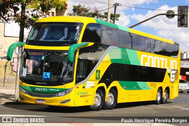 Empresa Gontijo de Transportes 25070 na cidade de Belo Horizonte, Minas Gerais, Brasil, por Paulo Henrique Pereira Borges. Número da foto: #12808881.