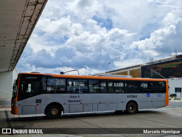 Auto Viação Marechal Brasília 447684 na cidade de Brasília, Distrito Federal, Brasil, por Marcelo Henrique. Número da foto: #12808224.