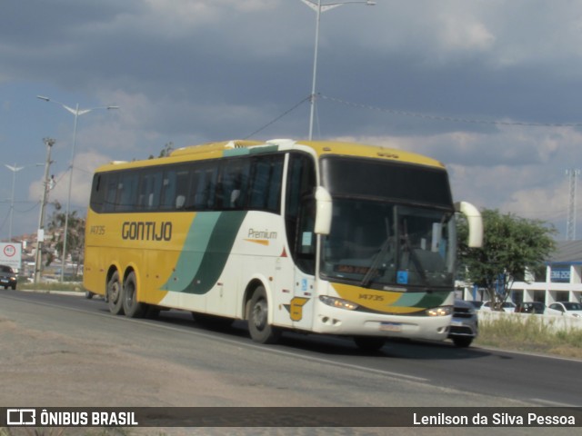 Empresa Gontijo de Transportes 14735 na cidade de Caruaru, Pernambuco, Brasil, por Lenilson da Silva Pessoa. Número da foto: #12809325.