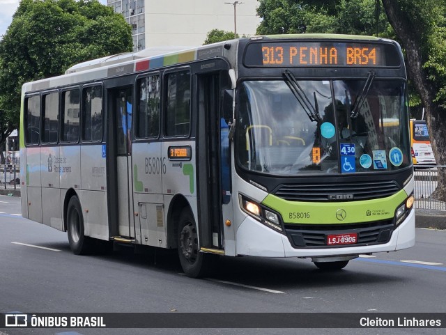 Viação Nossa Senhora de Lourdes B58016 na cidade de Rio de Janeiro, Rio de Janeiro, Brasil, por Cleiton Linhares. Número da foto: #12810190.