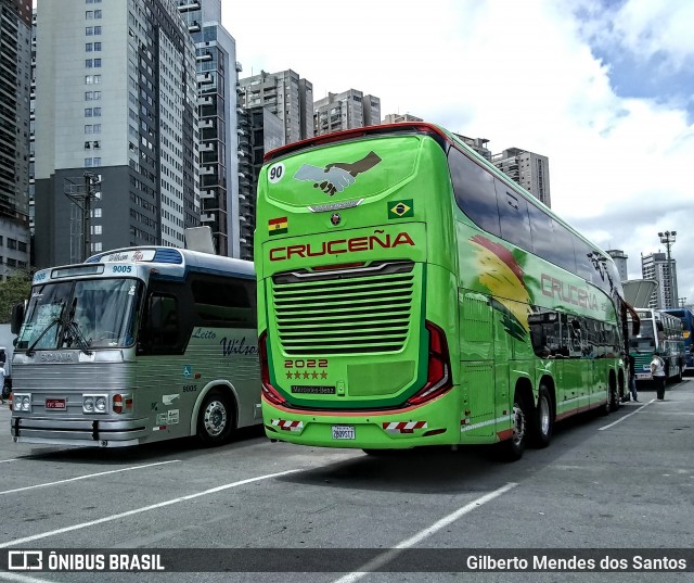 Autobuses Cruceña 2022 na cidade de Barueri, São Paulo, Brasil, por Gilberto Mendes dos Santos. Número da foto: #12807313.