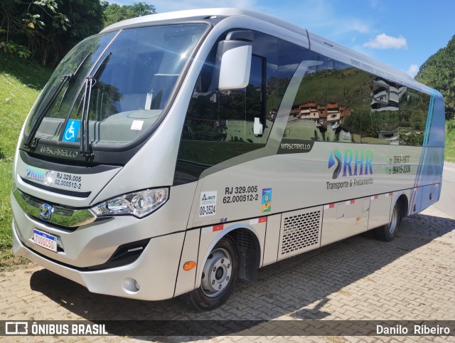 RHR Transporte e Fretamento RJ 329.005 na cidade de Barra do Piraí, Rio de Janeiro, Brasil, por Danilo  Ribeiro. Número da foto: #12807571.