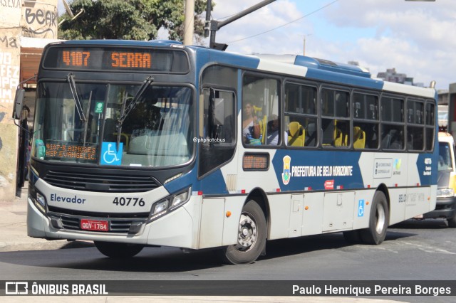 Urca Auto Ônibus 40776 na cidade de Belo Horizonte, Minas Gerais, Brasil, por Paulo Henrique Pereira Borges. Número da foto: #12808725.