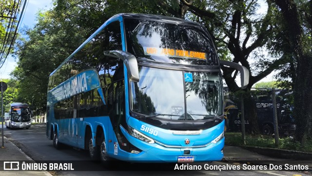 Viação Águia Branca 51190 na cidade de São Paulo, São Paulo, Brasil, por Adriano Gonçalves Soares Dos Santos. Número da foto: #12807824.