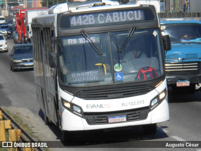 Evanil Transportes e Turismo RJ 132.013 na cidade de Nova Iguaçu, Rio de Janeiro, Brasil, por Augusto César. Número da foto: #12808619.