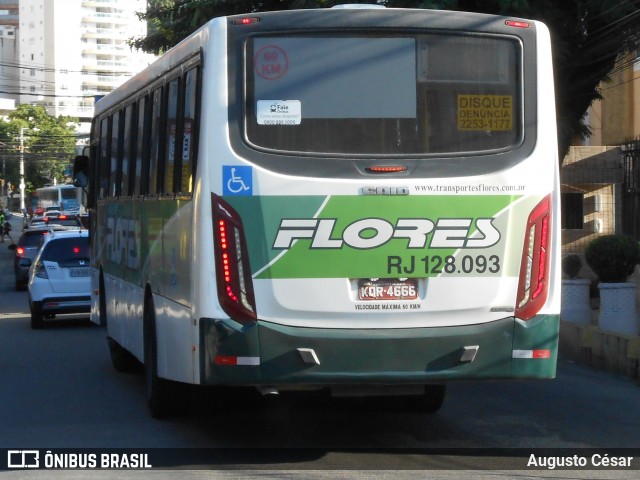 Transportes Flores RJ 128.093 na cidade de Nova Iguaçu, Rio de Janeiro, Brasil, por Augusto César. Número da foto: #12808597.