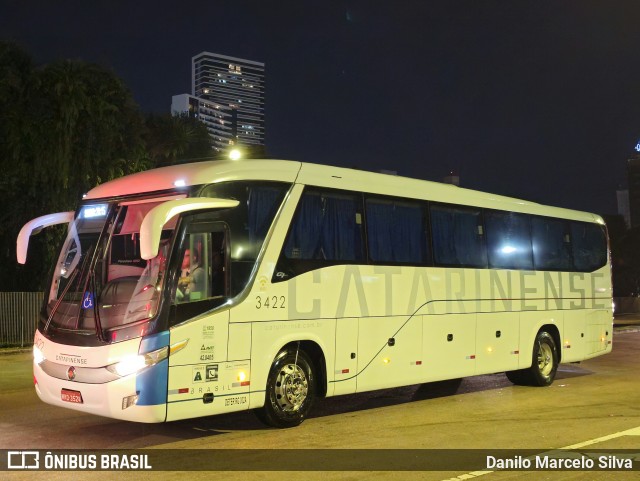 Auto Viação Catarinense 3422 na cidade de Curitiba, Paraná, Brasil, por Danilo Marcelo Silva. Número da foto: #12807958.