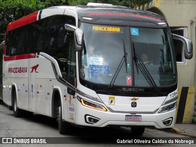 Viação Piracicabana 7284 na cidade de São Paulo, São Paulo, Brasil, por Gabriel Oliveira Caldas da Nobrega. Número da foto: #12807490.