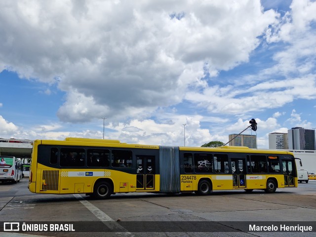 Viação Pioneira 234478 na cidade de Brasília, Distrito Federal, Brasil, por Marcelo Henrique. Número da foto: #12808541.
