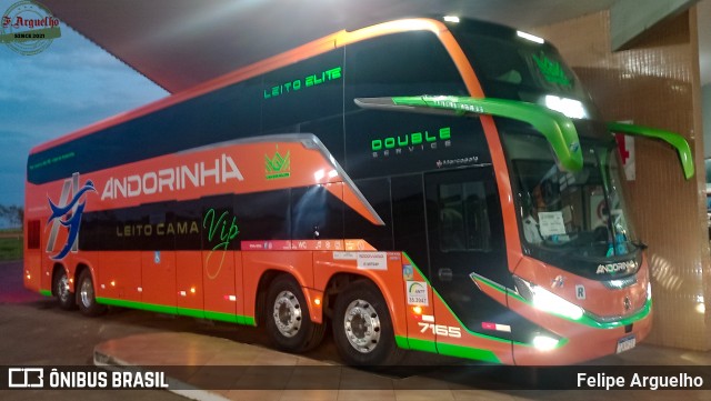 Empresa de Transportes Andorinha 7165 na cidade de Nova Alvorada do Sul, Mato Grosso do Sul, Brasil, por Felipe Arguelho. Número da foto: #12807558.