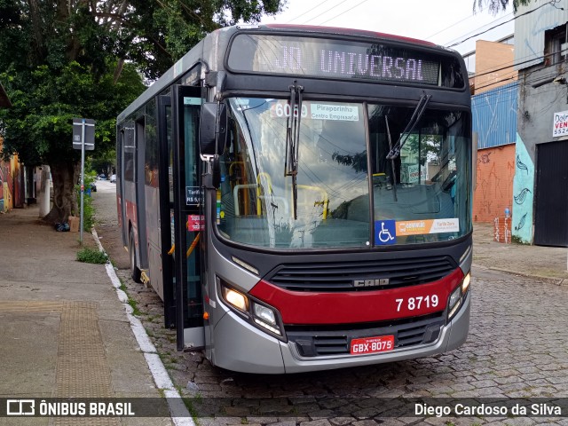 Transwolff Transportes e Turismo 7 8719 na cidade de São Paulo, São Paulo, Brasil, por Diego Cardoso da Silva. Número da foto: #12808346.