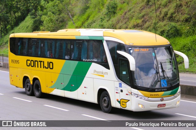 Empresa Gontijo de Transportes 19395 na cidade de Piraí, Rio de Janeiro, Brasil, por Paulo Henrique Pereira Borges. Número da foto: #12808894.