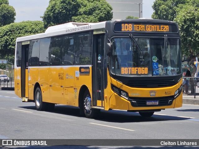 Real Auto Ônibus A41251 na cidade de Rio de Janeiro, Rio de Janeiro, Brasil, por Cleiton Linhares. Número da foto: #12810191.