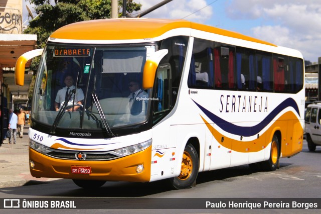Viação Sertaneja 510 na cidade de Belo Horizonte, Minas Gerais, Brasil, por Paulo Henrique Pereira Borges. Número da foto: #12808739.