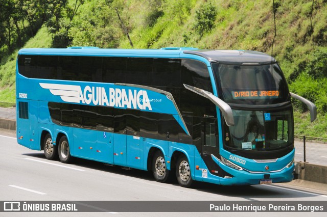 Viação Águia Branca 50900 na cidade de Piraí, Rio de Janeiro, Brasil, por Paulo Henrique Pereira Borges. Número da foto: #12808891.