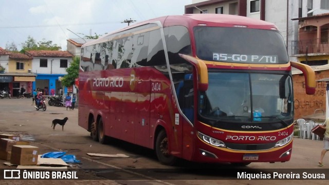 Auto Viação Porto Rico 2404 na cidade de Santa Inês, Maranhão, Brasil, por Miqueias Pereira Sousa. Número da foto: #12810077.