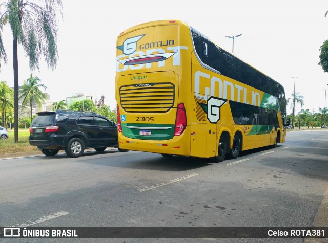 Empresa Gontijo de Transportes 23105 na cidade de Ipatinga, Minas Gerais, Brasil, por Celso ROTA381. Número da foto: #12808896.