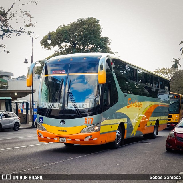 Transportes Naranjo X17 na cidade de San José, San José, Costa Rica, por Sebas Gamboa. Número da foto: #12807984.