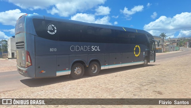 Viação Cidade Sol 8010 na cidade de Barra da Estiva, Bahia, Brasil, por Flávio  Santos. Número da foto: #12809408.