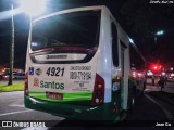 Viação Piracicabana Santos 4921 na cidade de Santos, São Paulo, Brasil, por Jean Gu. Número da foto: #:id.